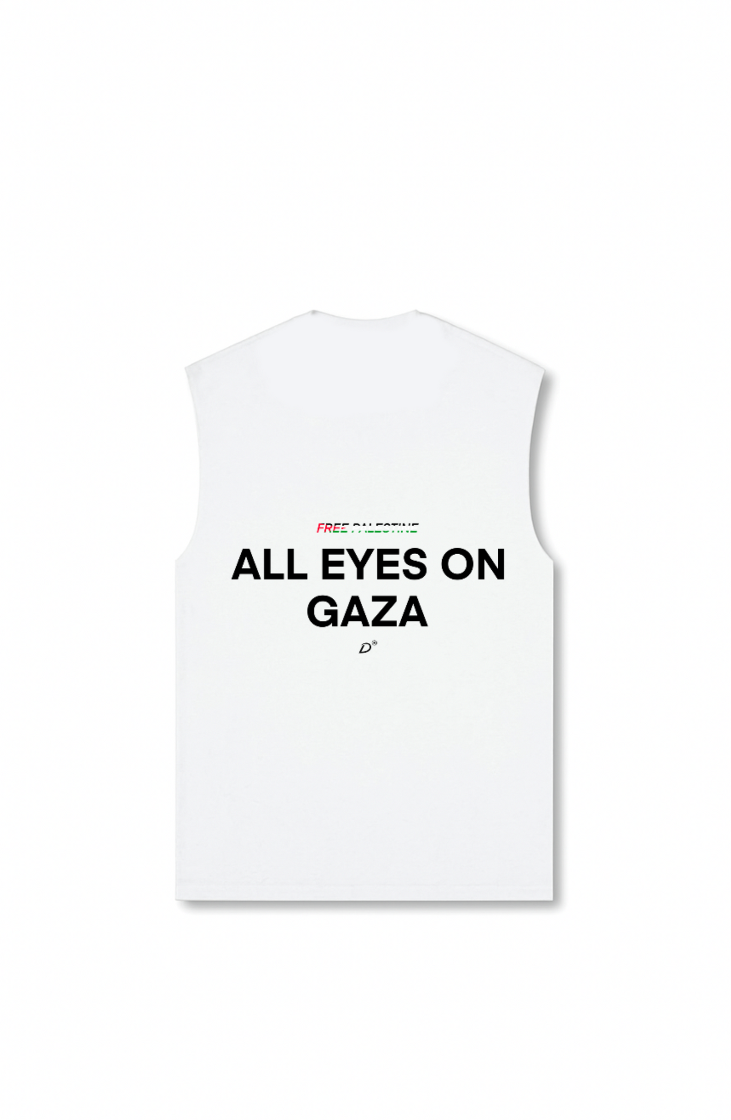 All eyes on Gaza Oversized muscle tank