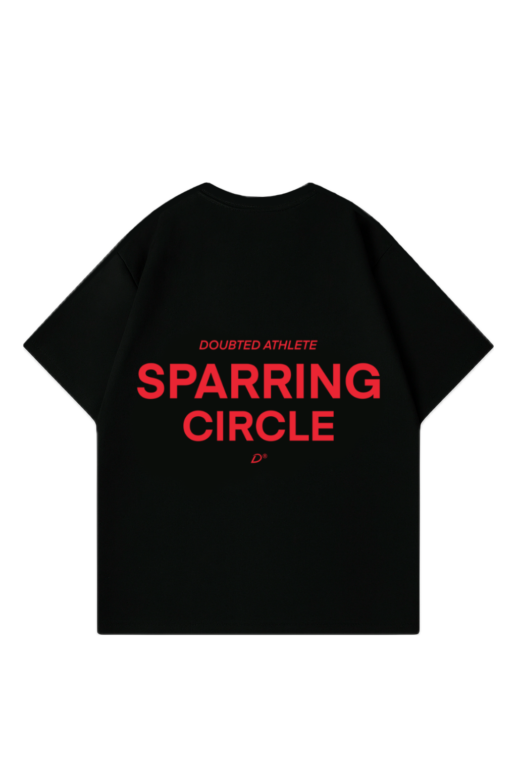 Sparring Circle Red Oversized T-Shirt