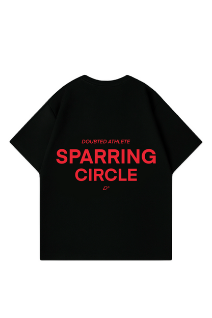 Sparring Circle Red Oversized T-Shirt