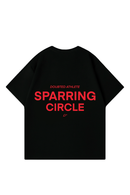 Sparring Circle Red Oversized T-Shirt