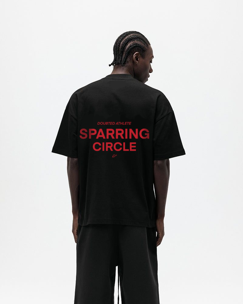 Sparring Circle Red Oversized T-Shirt
