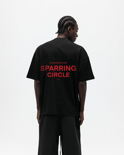 Sparring Circle Red Oversized T-Shirt