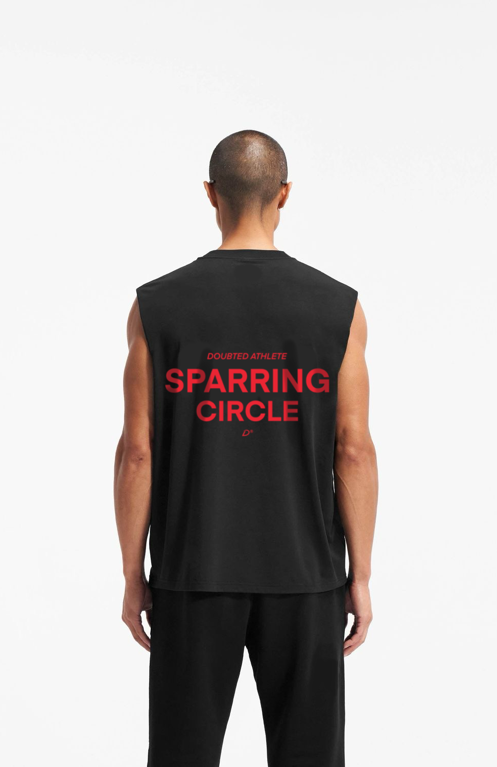 Sparring Circle Red Muscle Tank
