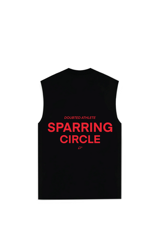 Sparring Circle Red Muscle Tank