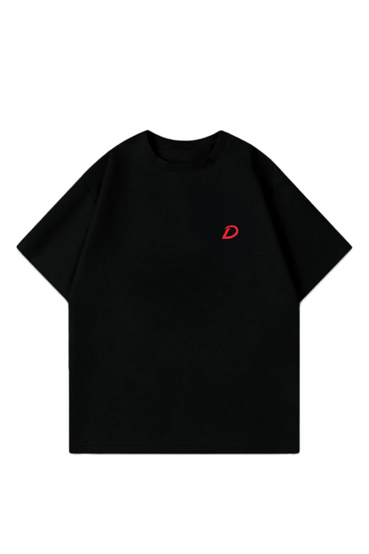 Sparring Circle Red Oversized T-Shirt