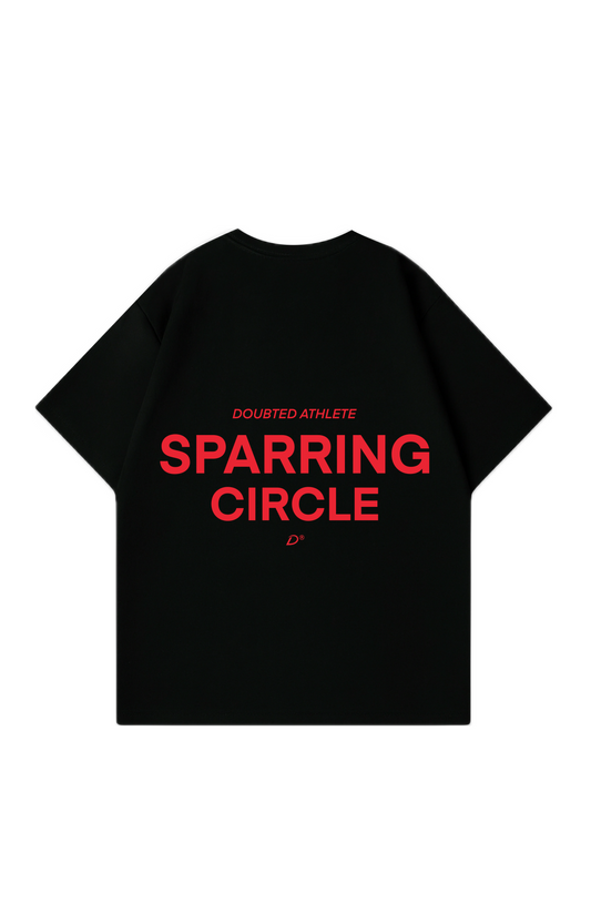 Sparring Circle Red Oversized T-Shirt